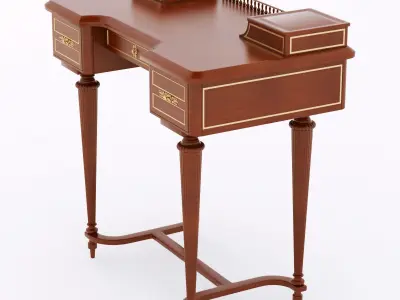classical desk 3D model