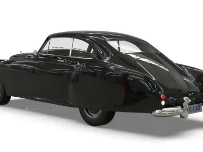 Bentley R-Type Continental 1952  Low-poly 3D model