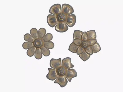 Flower 01 3D model purchase