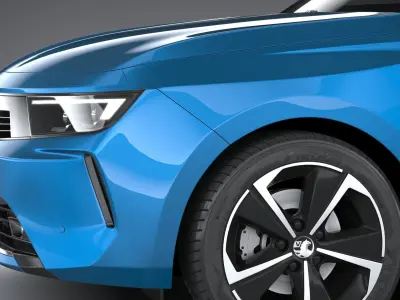 Vauxhall Astra Basic 2022 3D model