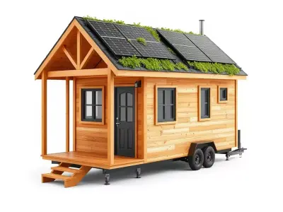 EcoFriendly Tiny House model pack Low-poly 3D model