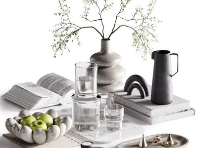 Decorative set14 3D model