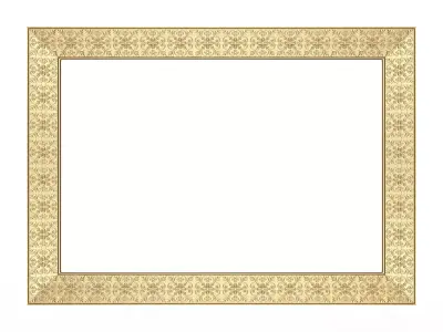 Classic Frame 025 Low-poly 3D model