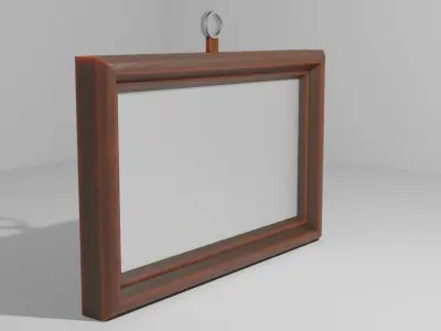 Picture frame Low-poly 3D model Low-poly 3D model
