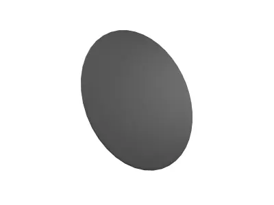 Circle Sticker v1 002 Low-poly 3D model