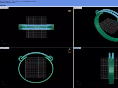 Luxury WALTERS FAITH Gemstone Bracelet 3D print model