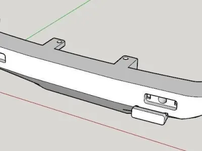 FMS Hilux 1 18 Front bumper 3D print model