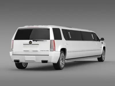 Cadillac Escalade limo 2013 3D model