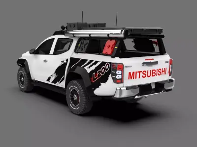 Mitsubishi L200 Off-Road 4x4 Pickup Truck 3D model