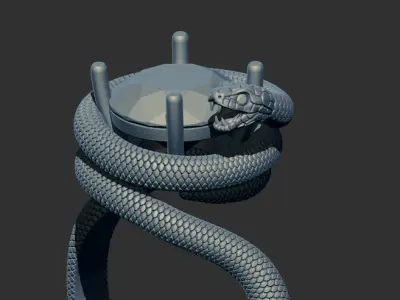Snake Ring 34241 3D print model