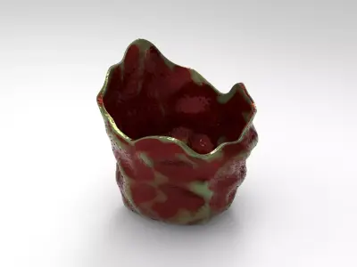 Giga Vase Low-poly 3D model