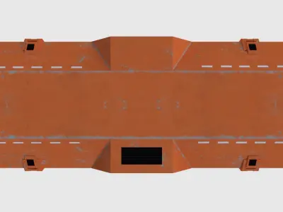 Transport Container - Game Ready Low-poly 3D model