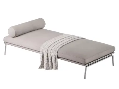 Fabric Day Bed 3D model