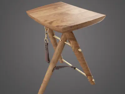 Langhorne Stool 3D model