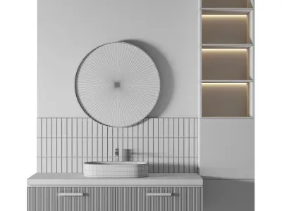 Luxury Bathroom 235 3D model