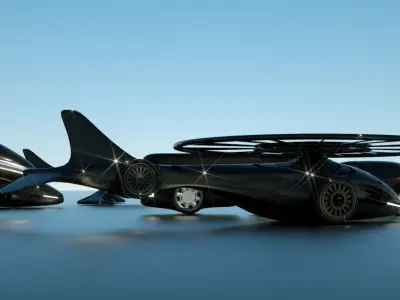 Future Vehicles Collection 3D model