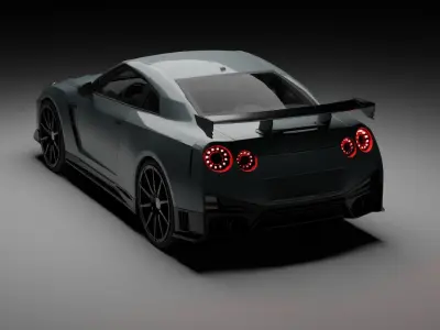 2021 Nissan GT-R r35 Nismo 3D model