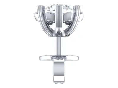 EPY-007 oval diamond ring Free 3D print model