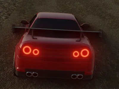 Nissan Gtr-r34 3d model 3D model