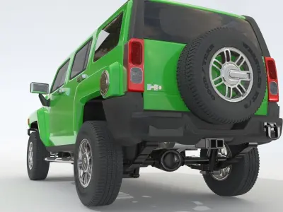 Hummer H3 3D model