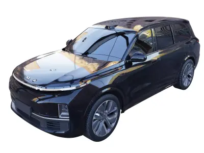LiXiang L9 Black SUV Car 3D model