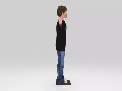 Andrea kimi antonelli F1 sport Rigged  Low-poly 3D model