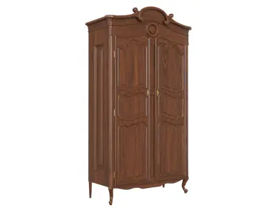 Wardrobe in classic style 1200 3D model