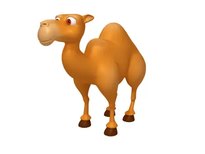 Camel Cartoon 3D model