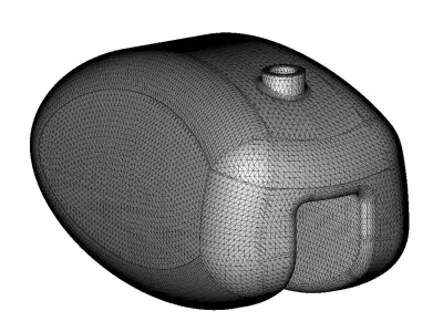Classic Bike Fuel Tank 3D print model