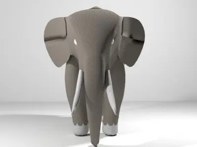 Elephant - Africa Male 3D model