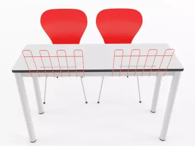 Music Classroom Desk 2 3D model