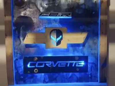 C8 Garage Art 3D print model