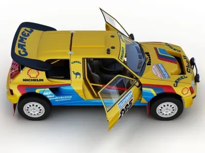 Peugeot 205 T16 Grand Raid 3D model