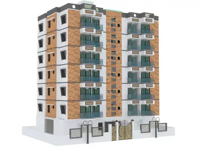 Exterior Free Model 01 Free 3D model