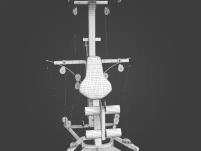 Home Gym-Exercise Equipment-06 Low-poly 3D model