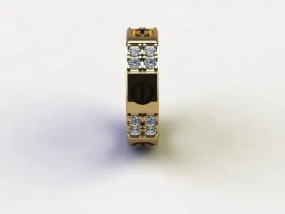 women ring design cad file R5 3D model