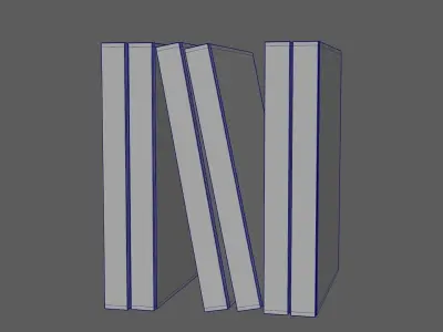 encyclopedia of assouline coffetable books vintage 3D model