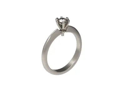 Soliter Engagement ring N - 2 Free 3D print model