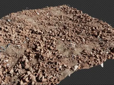 Simple Rubble Gen  Free 3D model