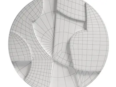 Relieffo home round sculpture 1 3D model