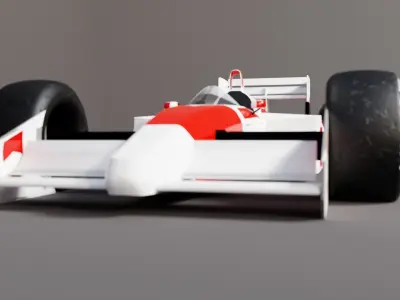 F1 Car Lowpoly 2023  3D model