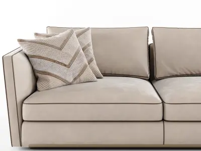 Visionnaire Bastian 3 seater sofa 02 3D model