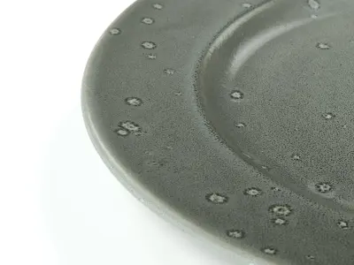 POLYPASTA - Bitz dessert plate grey 3D model