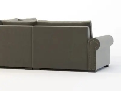 Lebanon Modular Sectional Corner Sofa Darby Home Co 3D model