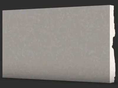 Natural Rock Face Barrier Asset 3D print model