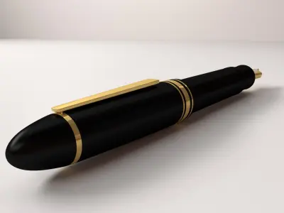 Fountain Pen 3D model