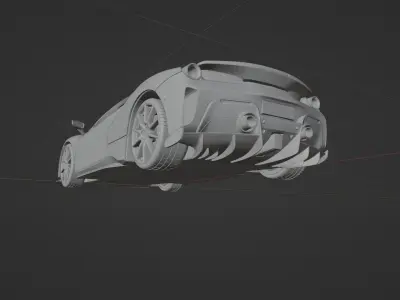 Ferrari 488 Pista 3D print model