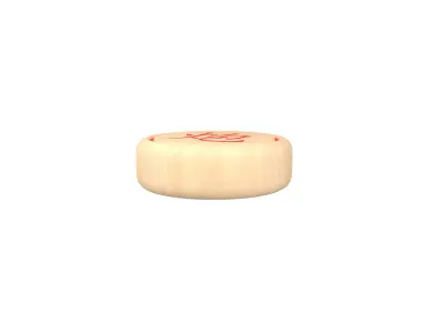 Chinese Chess Cannon v1 001 Low-poly 3D model