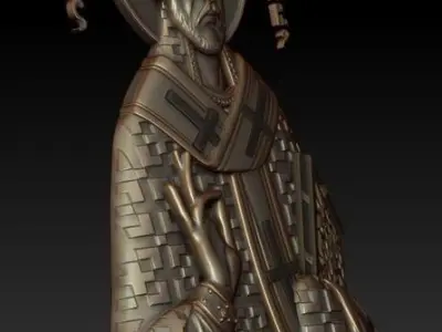 Saint Lazarus 3d model for CNC 3D model