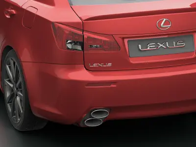 Lexus IS-F 2009 3D model